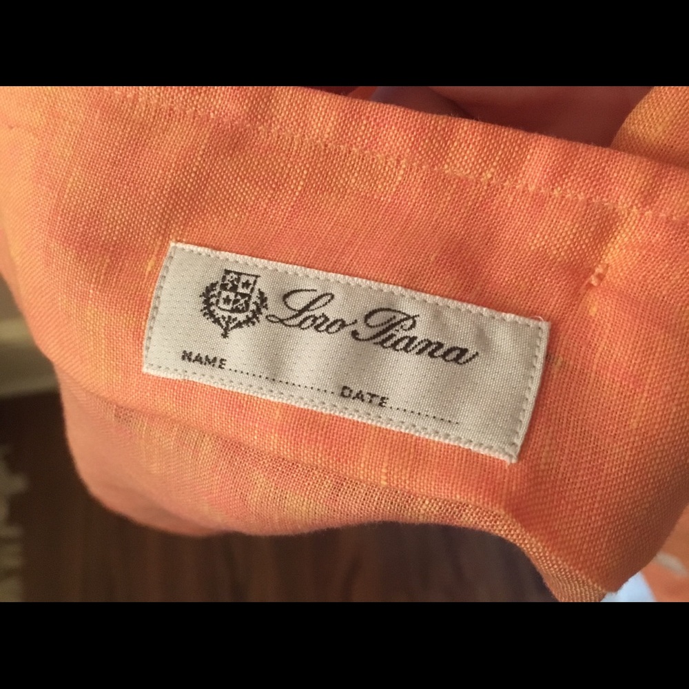 Loro Piana men’s shirt linen.